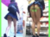 ❦マジ尋常じゃねぇwwwお尻丸見えなミニスカートで歩くお姉さんを盗撮!!❦
