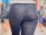 クールビューティーＯＬの美巨尻！30代の熟し始めたムニュ尻をたっぷりパッツンさせて男を挑発！ 下品なパンツスーツ ＯＬ編
