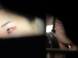 稀に見るロケットぱい。剛毛に包まれた割れ目がこちらに近づいてくる！