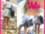 ❦～細身脚長お姉さんを逆さ撮り！！いい感じの黒肌にTバックがいやらし過ぎるwww～❦