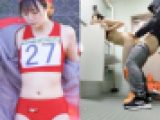 陸上女子チカン⑥　○○スプリント陸上2023出場＜競技場男子トイレでナマ中出しチカン＞