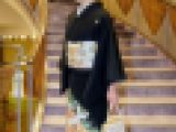 【女装】黒留袖で娘の結婚式の母親に成りきり密かにオナニー