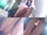 【高画質】学校でめっちゃモテるRちゃんとTik〇ok撮ったよ！期待通りのTバック無防備お宝パンチラ映像！