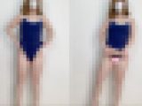 スク水であそこの毛ちらちら💕(1分23秒)