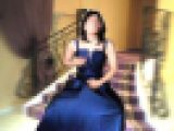 【女装】演奏会用サテンドレスを着用しオナニー