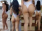 高画質 海水浴場のとんでもないハイレグ１２！食い込みデカ尻