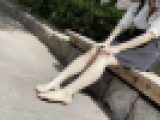 【完全裸足】第34弾！裸足で残暑の街中を歩く量産型女子 part1