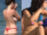 【2本セット】海水浴場で突然ブラを外して SET7 ノーブラ巨乳