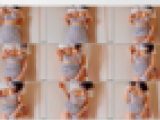 0006おっぱいが締め付けられて興奮してしまったので、玄関でオナニー