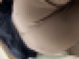 【着衣尻14】20代前半(逆さ接写)