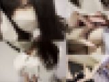 【おっぱい痴漢40-1】SNSで呼び出したかわいこちゃんの身体がオッサンに触られまくってますww