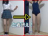 学校帰りの青チェj kを家に呼んで制服からスク水へ生着替えさせました