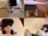【VRゴーグル悪戯／なな 前後編セット】顔が可愛すぎて超絶濡れやすい20歳が身体観察された後に流れで中出しされてしまう
