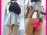 ❦お姉さんの桃尻を盗撮していたら…調子に乗り過ぎてバレましたww！！❦