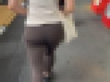 【着衣尻21】若ママのレギンス