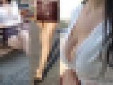 高画質セット 巨乳が揺れる美人！爆乳・パンチラ・Ｐライン