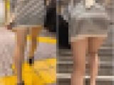 【もう少し！】「眩しいキレイな肌のムチ太もものミニ丈ワンピ美女(1名)」