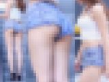 【音あり高画質】超美脚の強烈はみ尻美人！