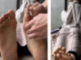 口リ系美女24.5cm激弱足裏くすぐり！5分44秒
