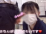 【変態淫語動画⑤】部活ジャージの白むち娘、おチ⚫︎ポ鑑賞エロ面談中に淫語連発ww