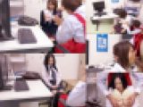 悪徳店長に捕まった女子学生達が中出し性教育される11