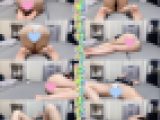 都会のむちむち女子の部屋でくつろぐ姿を撮影成功〜食い込み開脚ド迫力な生お尻〜