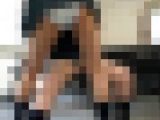 ミニスカウォッチング113　座りまたぎ
