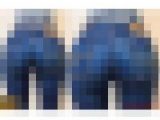 極上のジーンズ尻❤️夢の2画面ダブルエロ尻！ガチガチに勃起させるスキニーデニム！