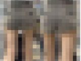 ハミ尻がセクシーなムチムチショートパンツ美女