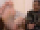 皆月ひかるの足裏見せつけ M男手コキ射精【足裏フェチ】