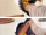41早朝の陸上女子机角オナ・・・抑えられないド派手潮吹き絶頂＆ビッチョビチョのぷにマン