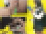 【再販セール1/27迄】黒髪ムチムチ女子をバスでおさわり！激しく抵抗にあいながらもト◯レに連れ込みイラマ＆立後背位+種付中出し！