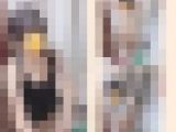三つ編みっ子の全裸が脱衣所カメラで何もかも露わに・・・