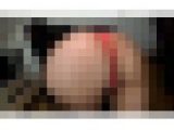 秘書お姉さんの股間に食い込む透けパンティを拝見