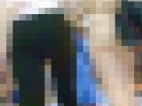No.392白と黒のムッチリダブルヒップラインのコントラストがたまらないお姉さん2名