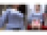 【電車対面パンチラ☆139】三角ゾーン観察記録/縦揺れニットおっぱいOL
