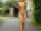 ◆素人投稿動画 ハイビジョン(HD)「露出ってめちゃ緊張しますね」黒髪ショートの女子大生さん 【Part.04：住宅街を裸で歩き
